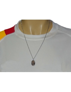 Cadena con Virgen del Pilar