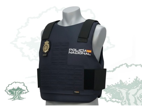 Funda chaleco antibalas Policía Nacional laser cut