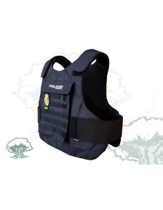 Funda chaleco antibalas Policía Nacional molle bolsillos