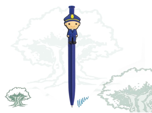 Bolígrafo Policía Nacional con muñeco gomato