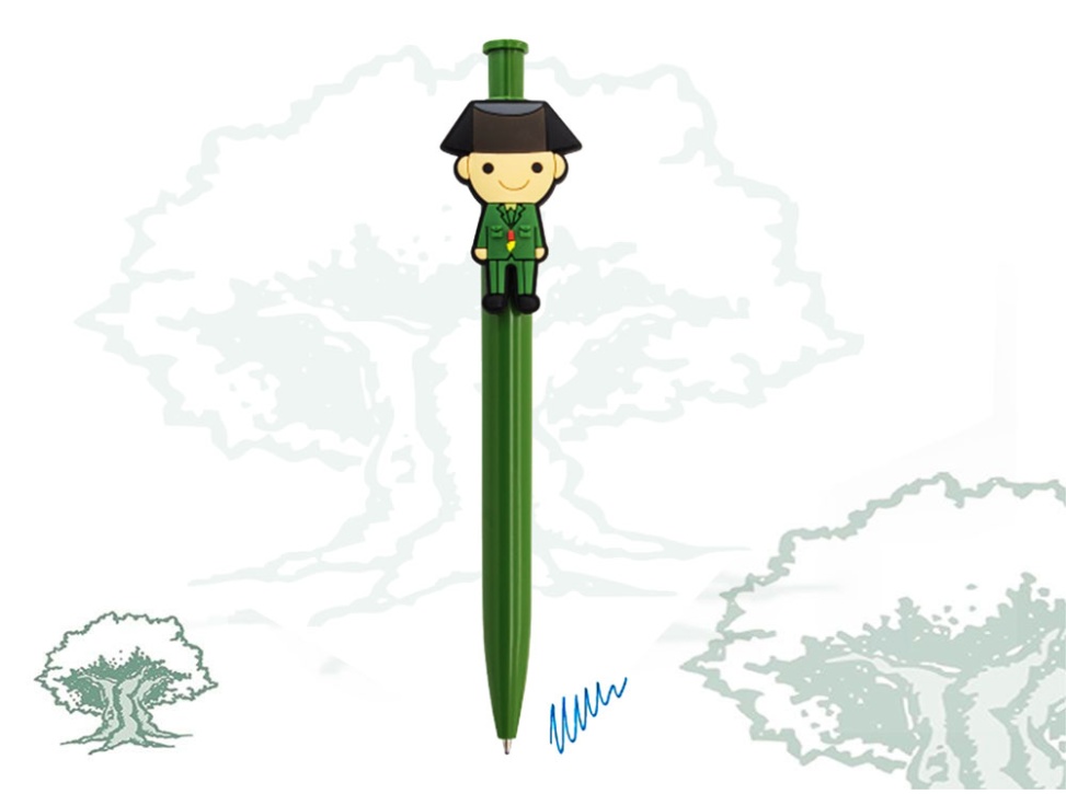 Bolígrafo Guardia Civil muñeco gomato