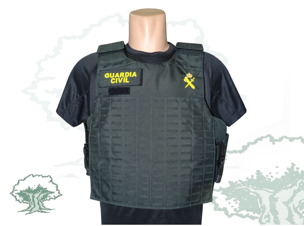 Funda chaleco antibalas Guardia Civil molle laser cut
