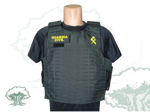 Funda chaleco antibalas Guardia Civil molle laser cut