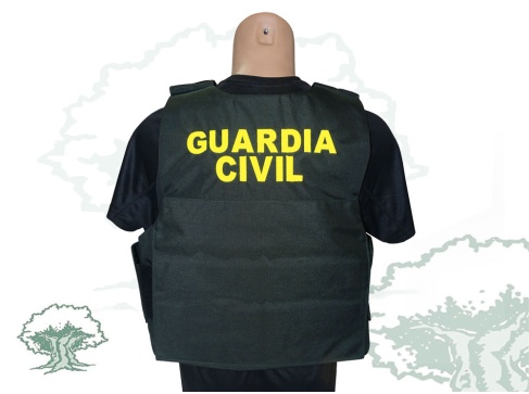 Funda chaleco antibalas Guardia Civil molle laser cut