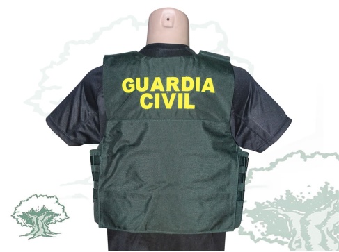 Funda chaleco antibalas Guardia Civil molle cosido