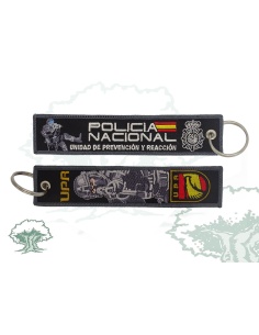 Llavero UPR de la Policía Nacional bordado
