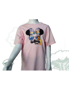 Camiseta de niña Guardia Civil Minnie con gafas