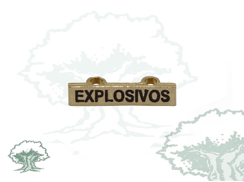 Barra Curso de Explosivos Guardia Civil