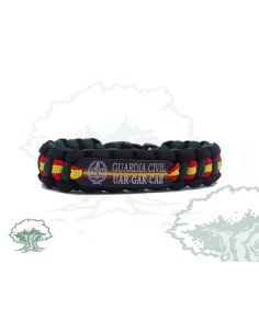 Pulsera UAR-GAR-CAE de la Guardia Civil de paracord