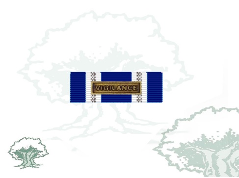Pasador Medalla de la OTAN (VIGILANCE) Rodmen escalable