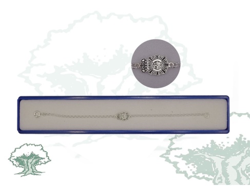 Pulsera Policía Nacional de plata