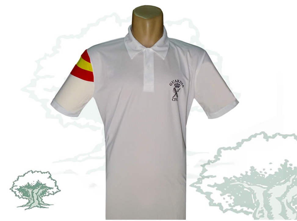 Polo Guardia Civil España blanco
