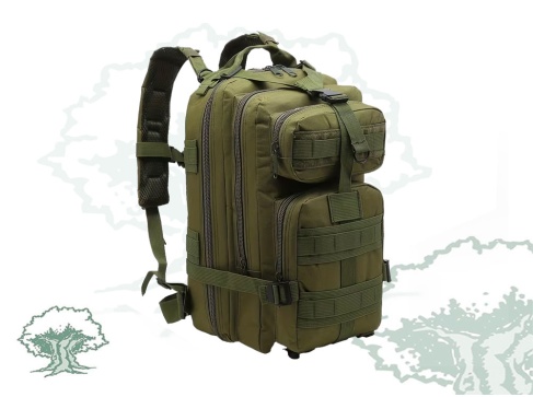 Mochila Force Barbaric verde 30 litros