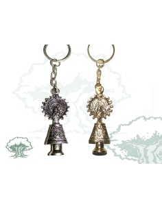 Llavero Virgen del Pilar figura