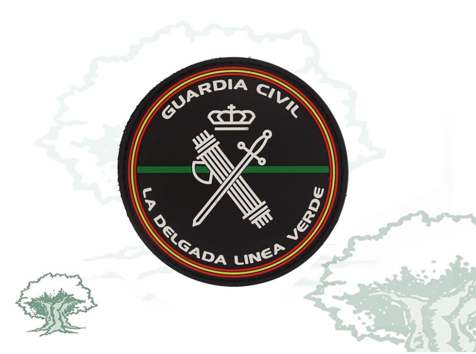 Parche Guardia Civil la delgada línea verde