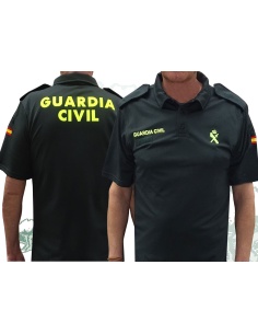 Polo Guardia Civil manga corta monocolor