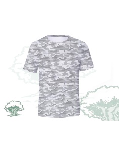 Camiseta camuflaje bosque gris