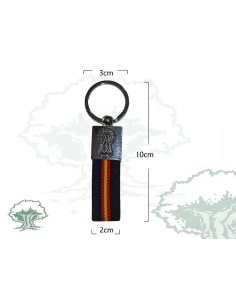 Llavero Virgen del Pilar grabado