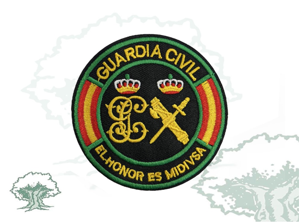 Parche Guardia Civil El honor es mi divisa bordado