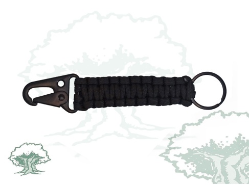 Mosquetón metálico paracord