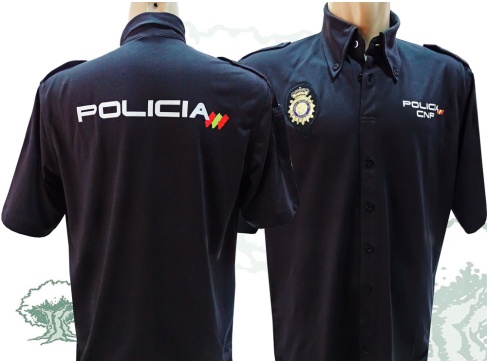 Camisa Policía Nacional antigua