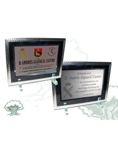 Placa de cristal grueso