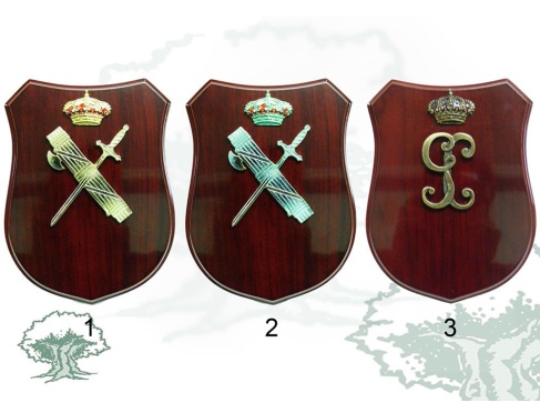 Metopa Guardia Civil miniatura