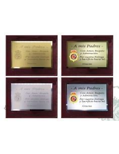 Metopa dedicatoria Policía Nacional