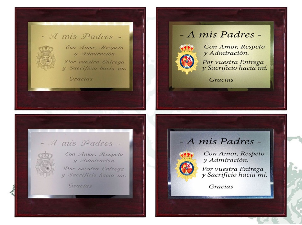 Metopa dedicatoria Policía Nacional