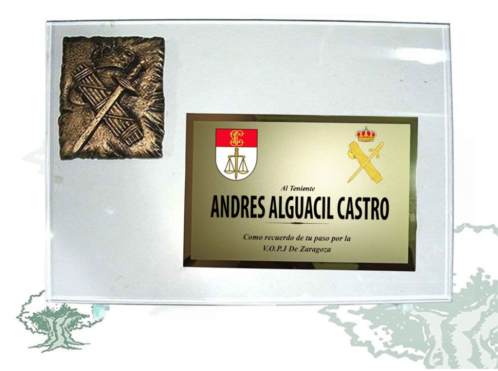 Placa Guardia Civil de cristal varios modelos