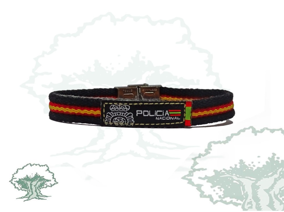 Pulsera Policía Nacional de lona