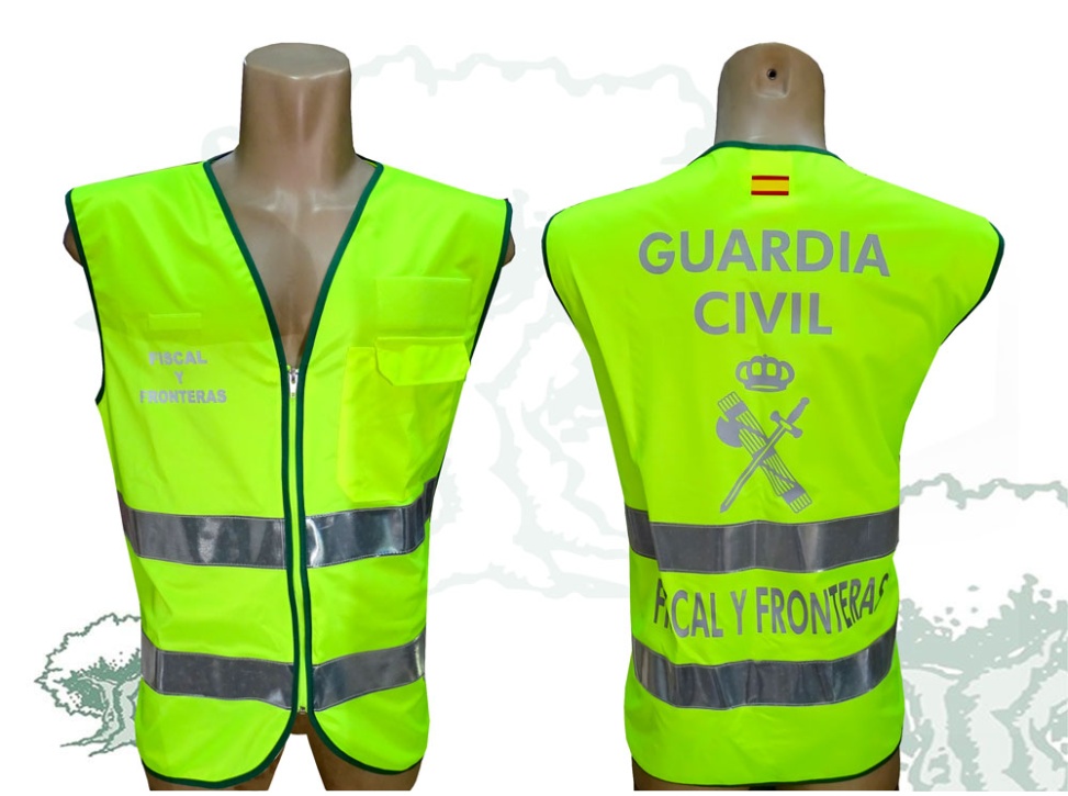 Chaleco reflectante Fiscal y Fronteras Guardia Civil