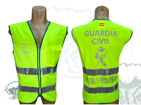 Chaleco reflectante Fiscal y Fronteras Guardia Civil