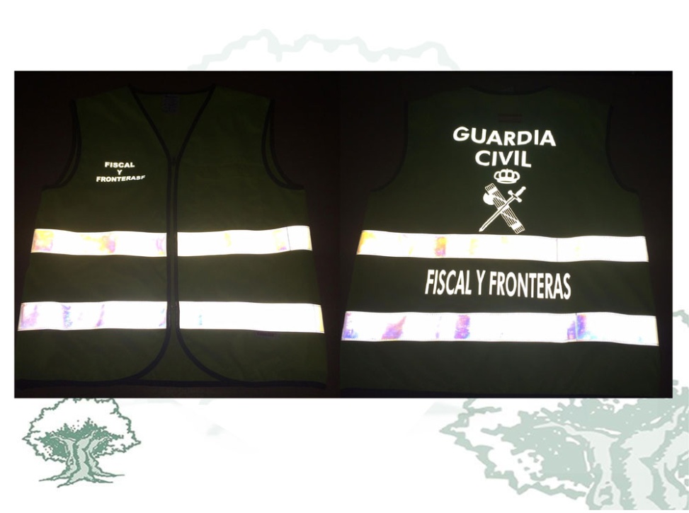 Chaleco reflectante Fiscal y Fronteras Guardia Civil