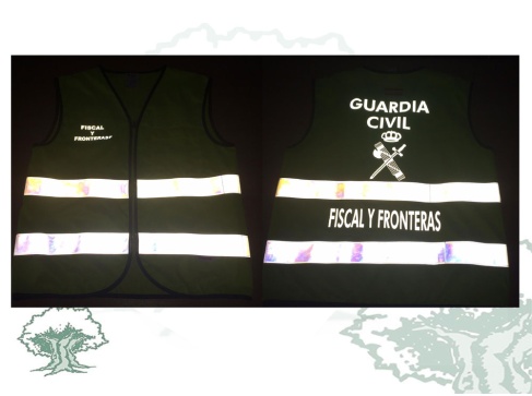 Chaleco reflectante Fiscal y Fronteras Guardia Civil