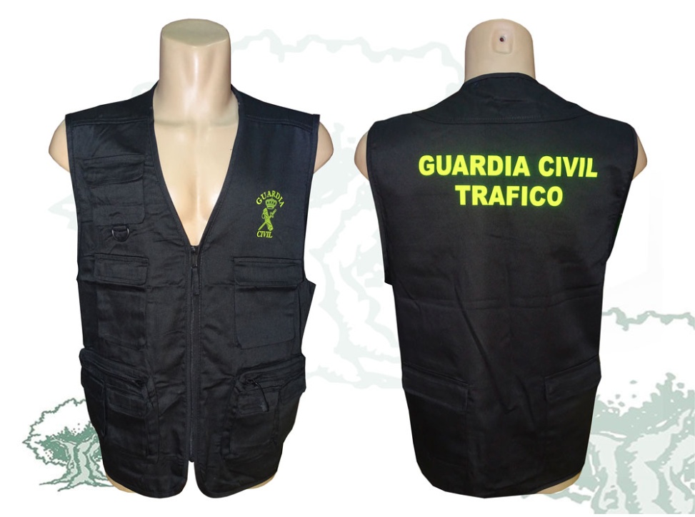 Chaleco intervención Guardia Civil de Tráfico