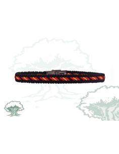 Pulsera de hilo trenzado negro
