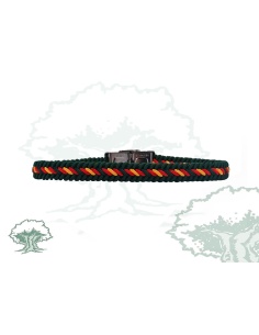 Pulsera de hilo trenzado verde