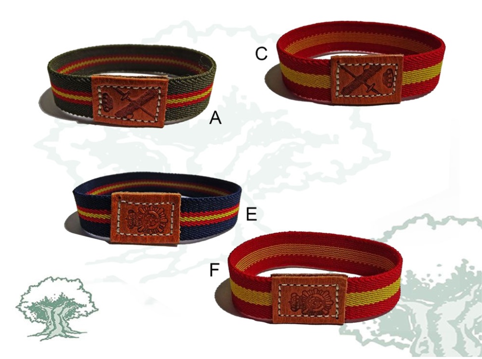 Pulsera señora de goma