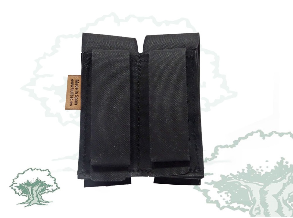Porta cargador Bulltac 9 mm doble