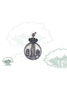 Colgante Virgen del Pilar de plata 2