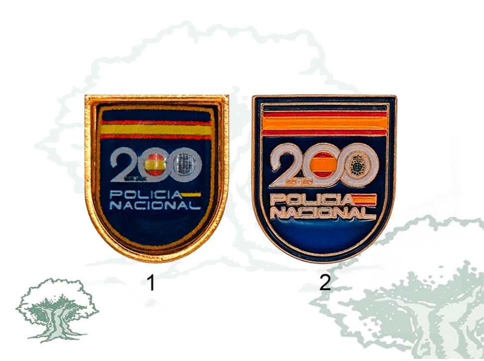 Pin 200 aniversario Policia Nacional