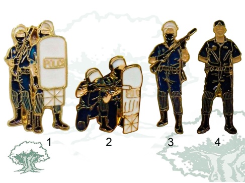 Pin Policía Nacional antidisturbios