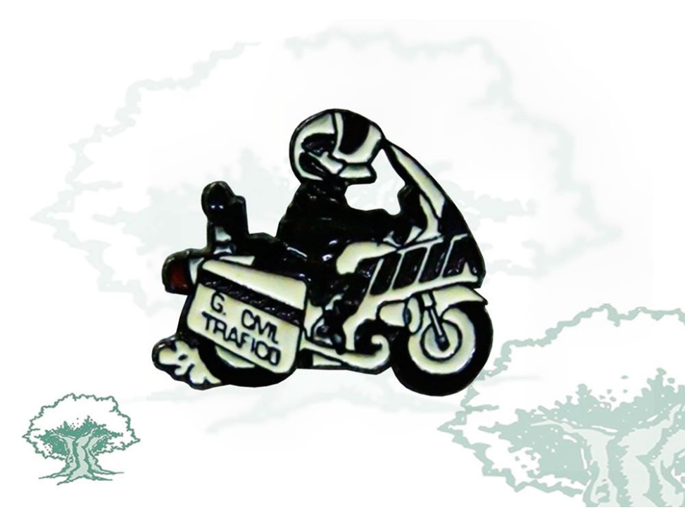 Pin Guardia Civil de Tráfico motorista clásico