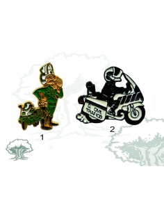 Pin Guardia Civil de Tráfico motorista clásico