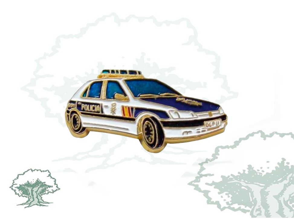 Pin Policía Nacional coche