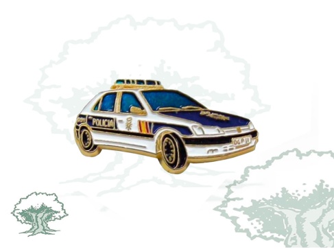 Pin Policía Nacional coche