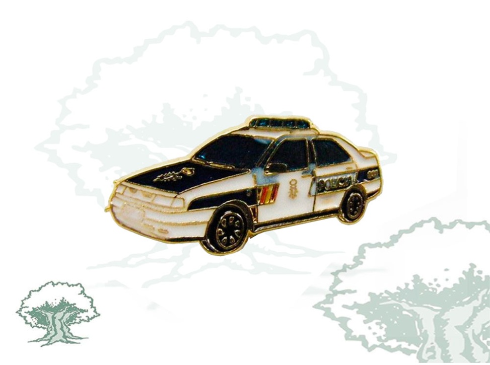 Pin Policía Nacional coche