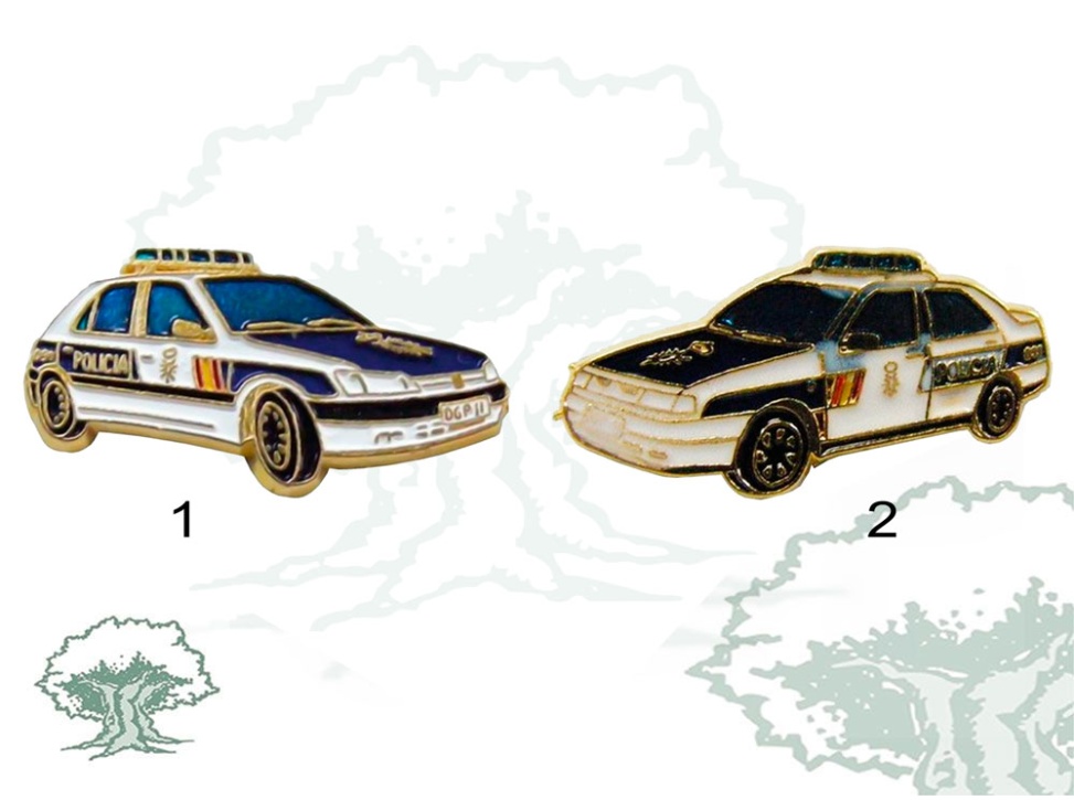 Pin Policía Nacional coche