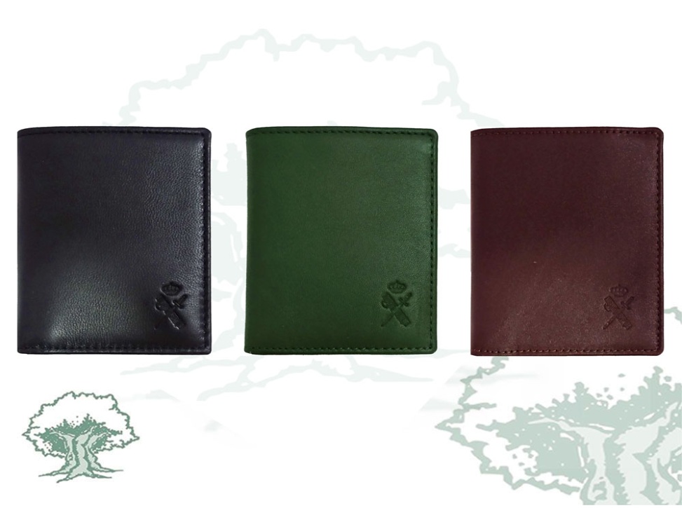 Cartera Guardia Civil con chapa varios colores